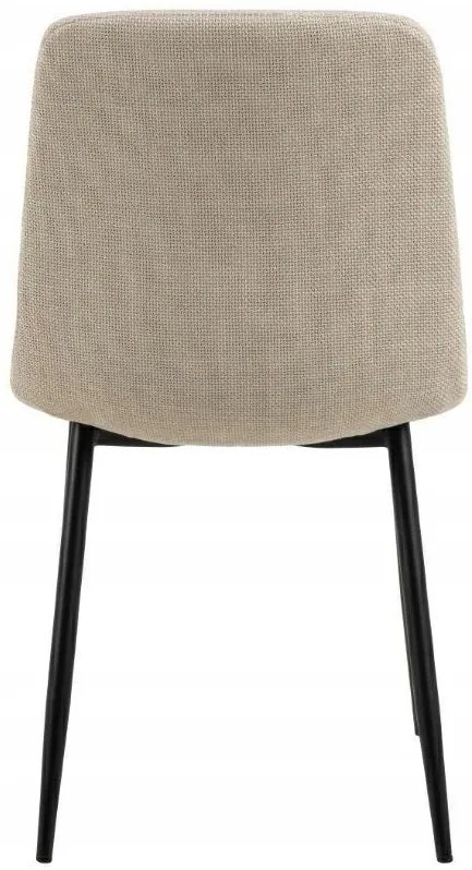 Jídelní židle Becca béžová/černá