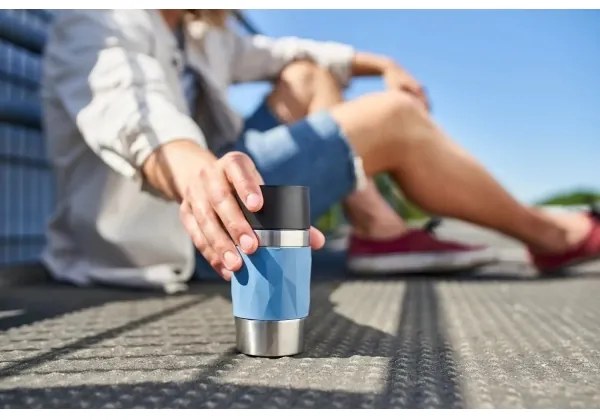 Tefal - Termohrnček 300 ml COMPACT MUG nerez/modrá