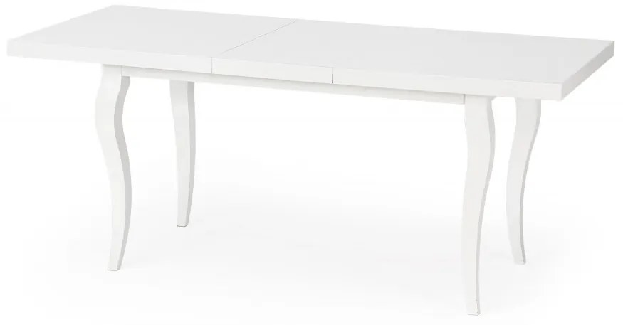 Jedálenský rozkladací stôl Mozart 160/240 cm biely