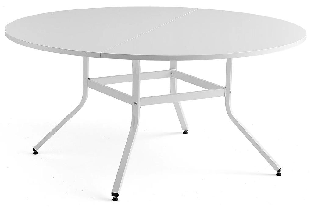 Stôl VARIOUS, Ø1600 mm, výška 740 mm, biela, biela