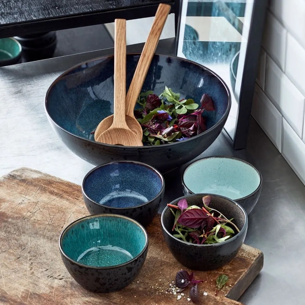 Zelená/čierna kameninová miska 200 ml Gastro Green/Black – Bitz