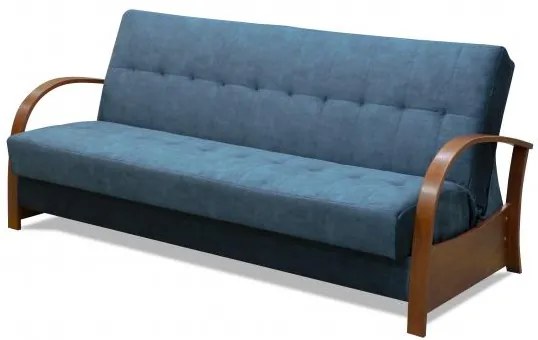 Pohovka Malmo, zelená / wenge (hc 37)
