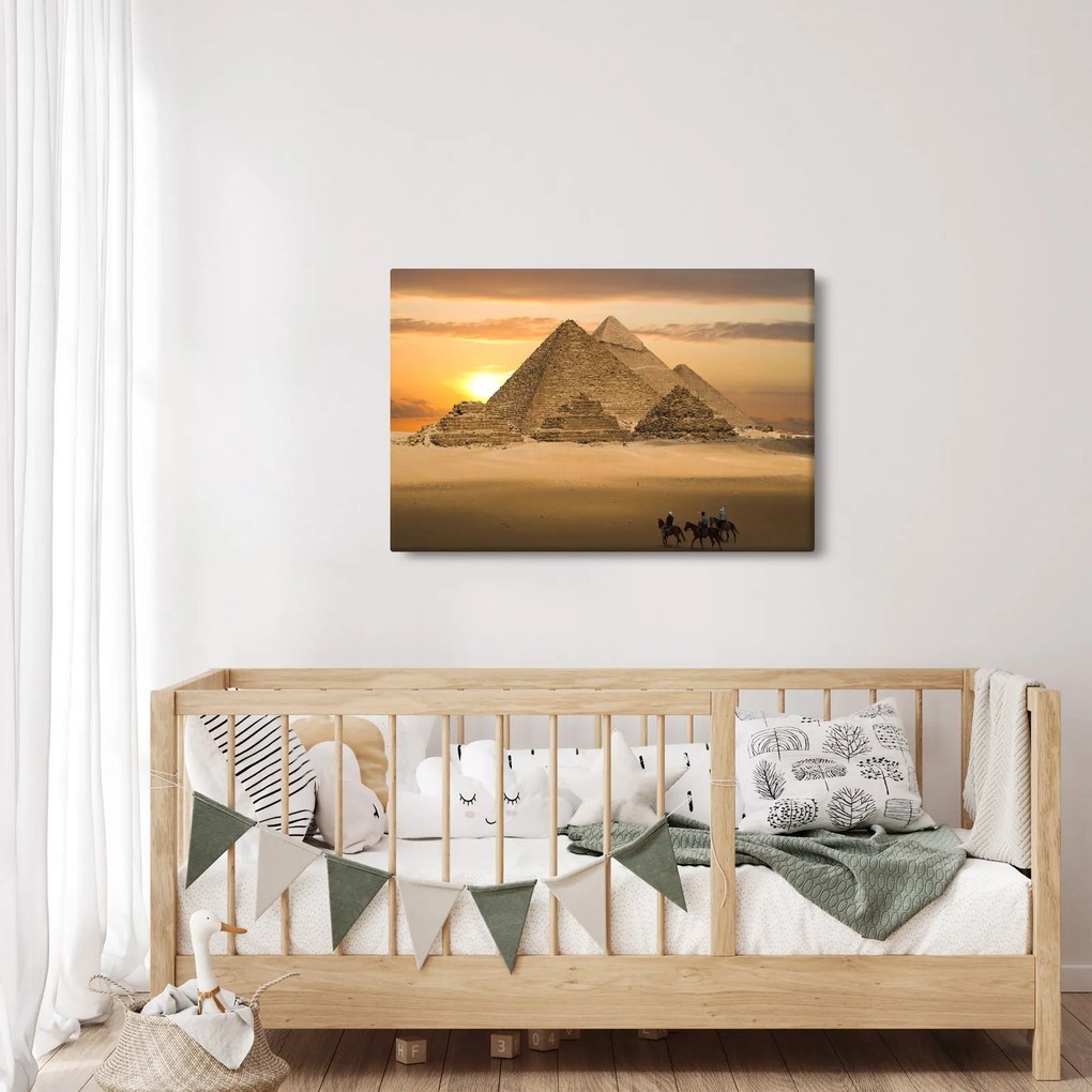 Obraz - Pyramídy (90x60 cm)