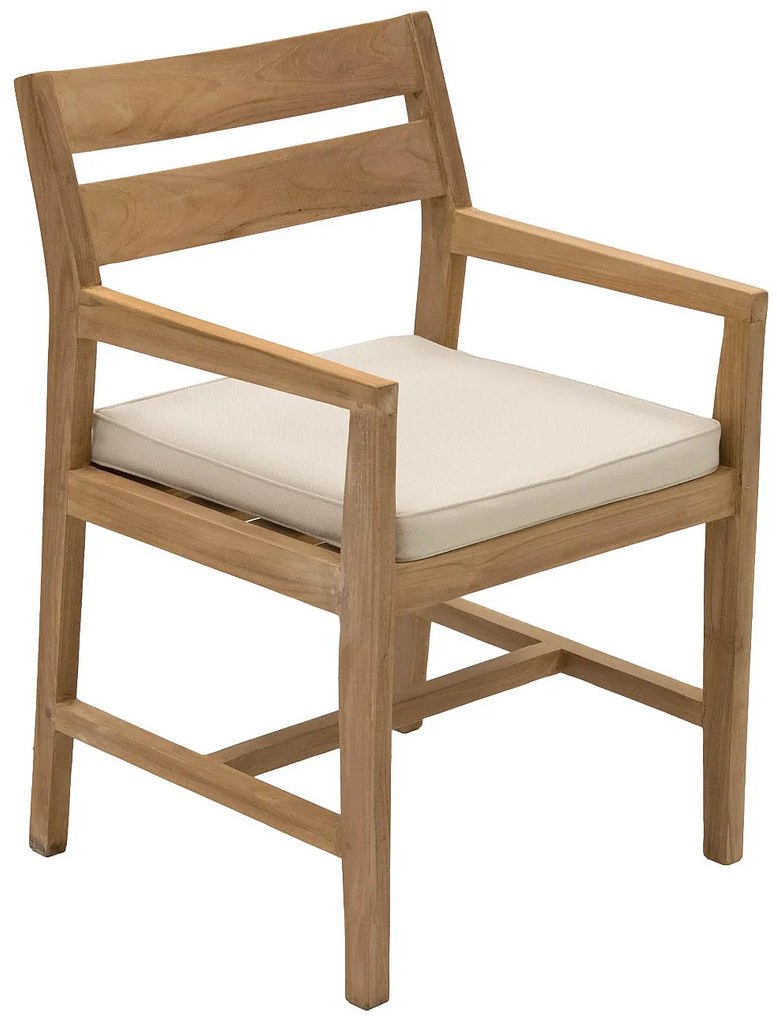 Deokork Záhradné pevné kreslo WINSTON (teak)