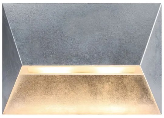 Nordlux - Vonkajšie nástenné svietidlo PONTIO 2xGU10/25W/230V IP54 strieborné