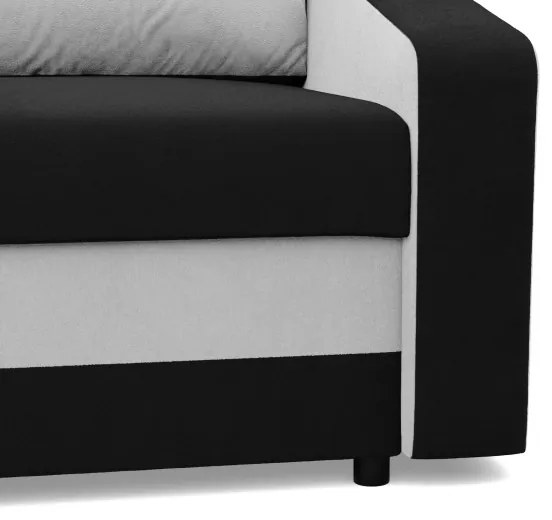 Pohovka ORION čierna / biela