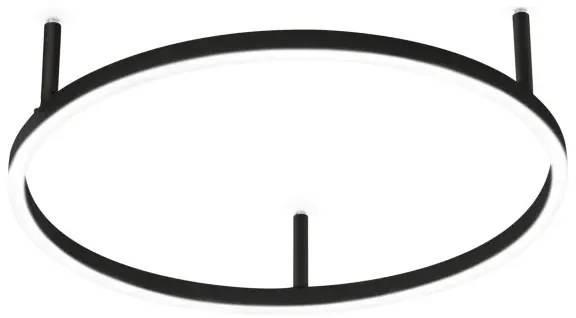 Ideal Lux - LED stropné svietidlo ORACLE SLIM LED/29W/230V 4000K, priemer 50 cm, čierne