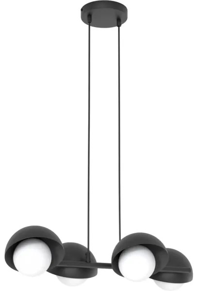 Luster na lanku BOOM 4xG9/8W/230V čierna