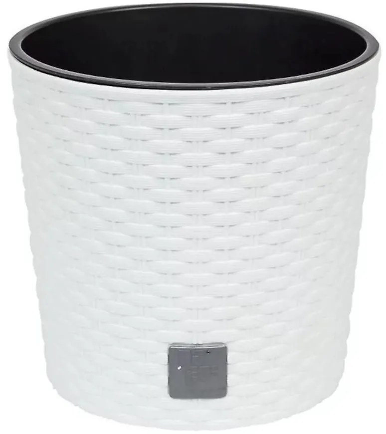 Kvetináč Rato okrúhly biely DRTUS300L-S449