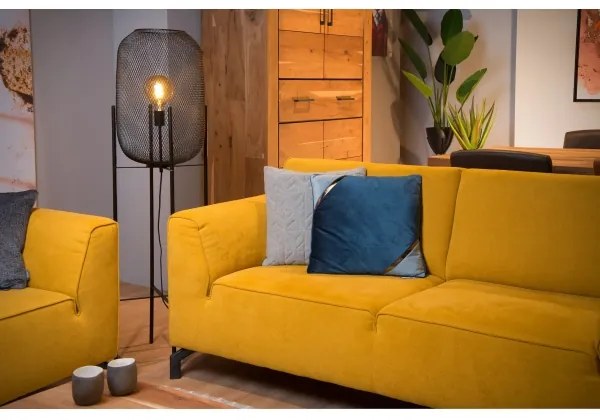 Lucide 45785/01/30 - Stojacia lampa MESH 1xE27/40W/230V čierna