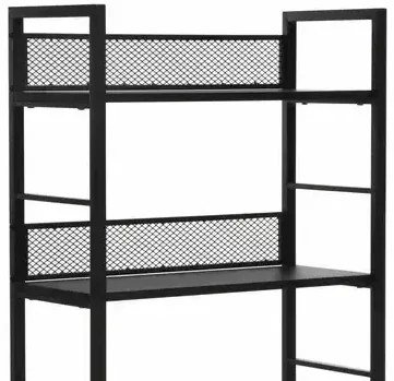 Regál Raw R4 121 cm černý