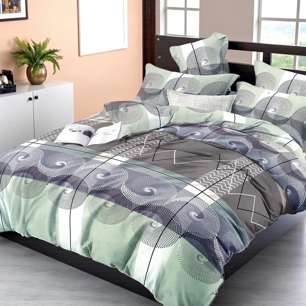 Bavlnené obliečky Homa REZOR WHIRL 7-dielna sada 140x200 cm