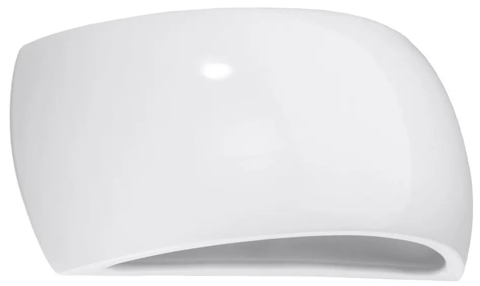 Sollux SL.1025 - Nástenné svietidlo PONTIUS 1xG9/40W/230V lesklá biela