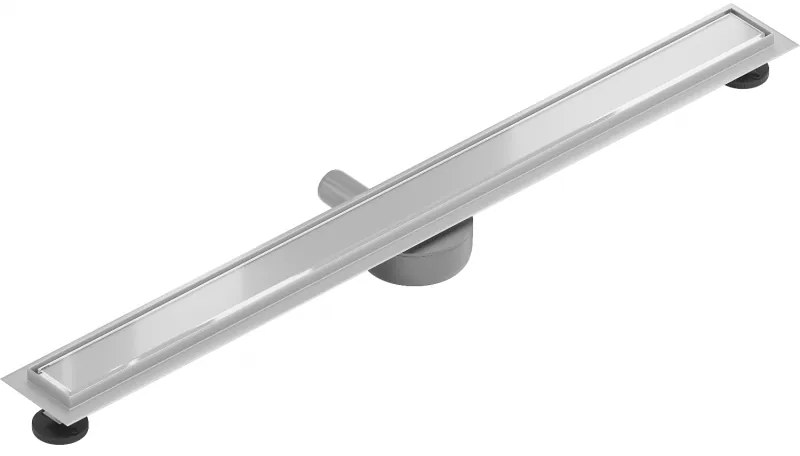 Mexen Flat 360 ° MGW rotačný lineárny odtok 100 cm biele sklo - 1027 100-40