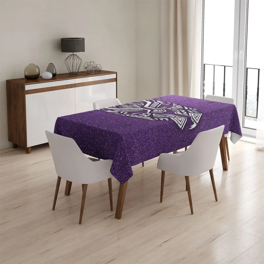 Sablio Obrus BLACK PANTHER wakanda forever Biely - 145x240 cm