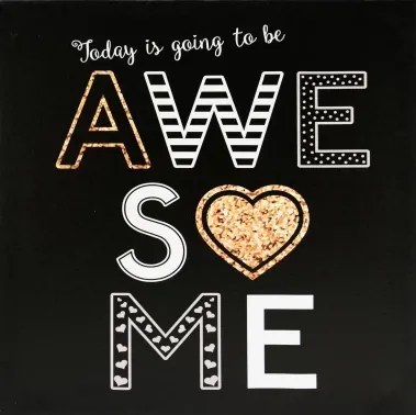 Obraz na plátne Awesome, 40x40 cm%