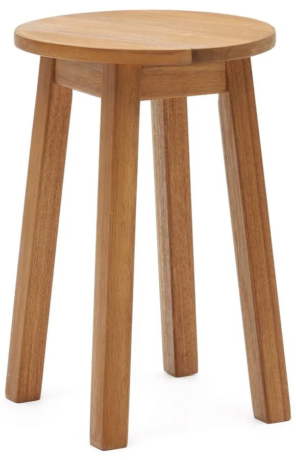 Stolička z masívu akácie v prírodnej farbe Amel – Kave Home