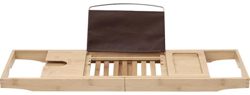 Mexen Bamboo, bambusová polička do vane 70-100 cm, prírodná bambusová, 701270-00