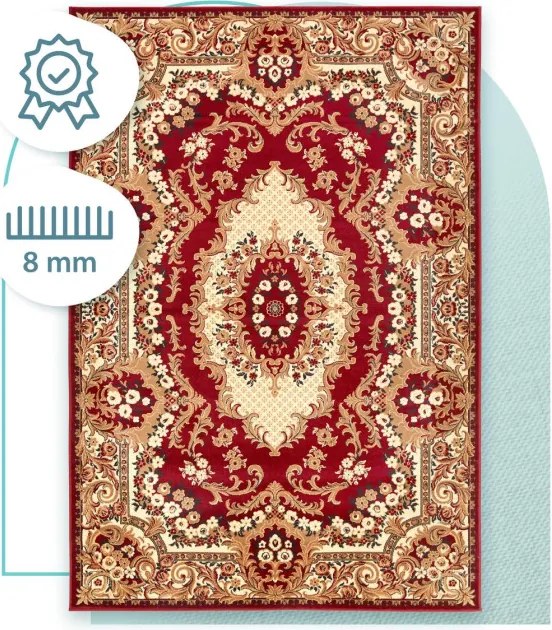 Koberec Agnella Standard kráľovsky bordový