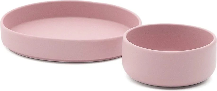 Silikónová detská jedálenská súprava 2 ks Lili – Kave Home