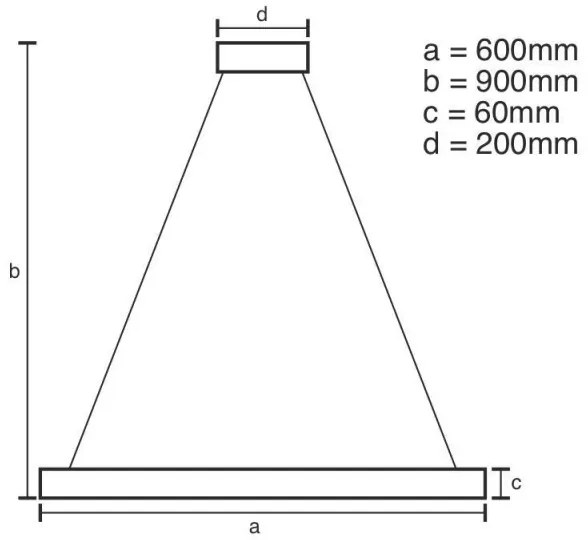 LED Stmievateľný luster na lanku LED/85W/230V 3000-6500K + diaľkové ovládanie
