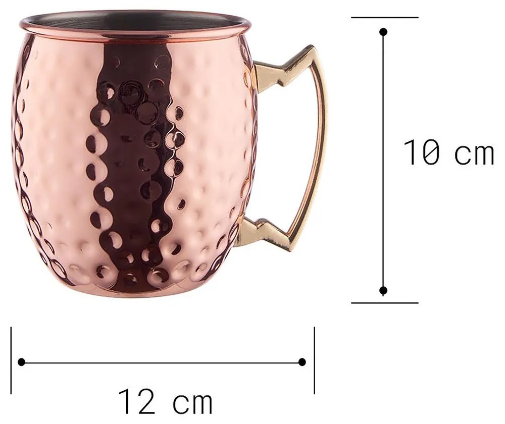 MOSCOW MULE Pohár tepaný 470 ml