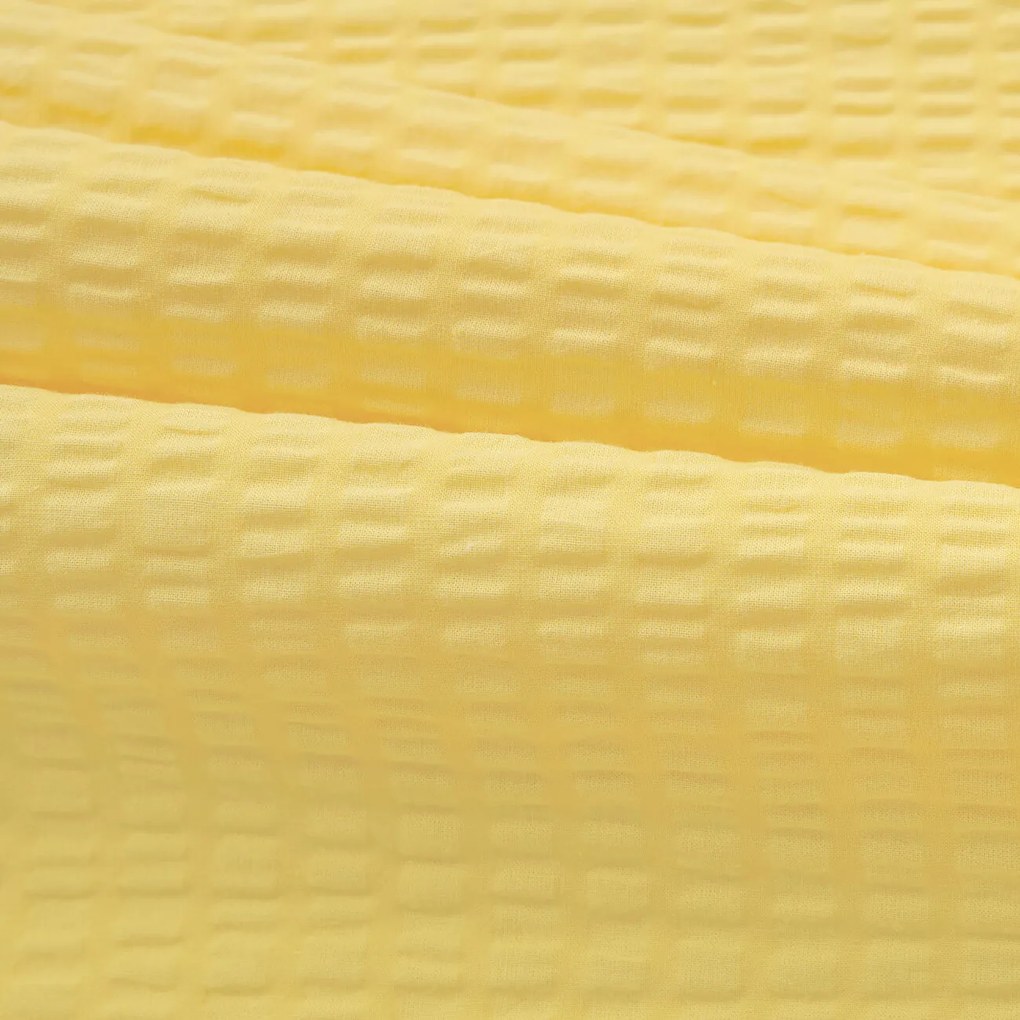 Goldea detské krepové obliečky duo - bagre a stavebné autá so žltou 150 x 200 a 50 x 60 cm