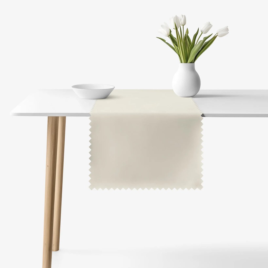 Goldea behúň na stôl teflónový - prírodný 50x180 cm