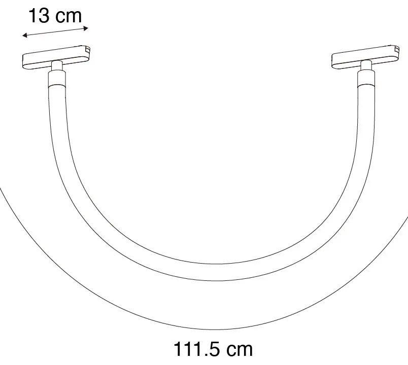Moderné biele závesné svietidlo pre 1-fázový koľajnicový systém 8W 3000K - Magnetické Tautau