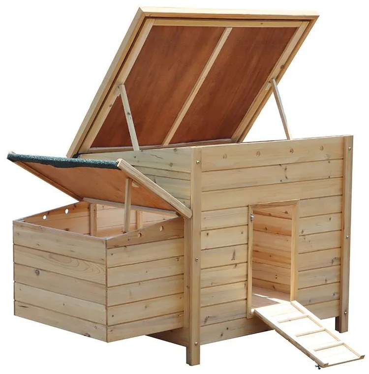Kurník Avenberg RUFUS 123 x 70 x 81 cm hnedý