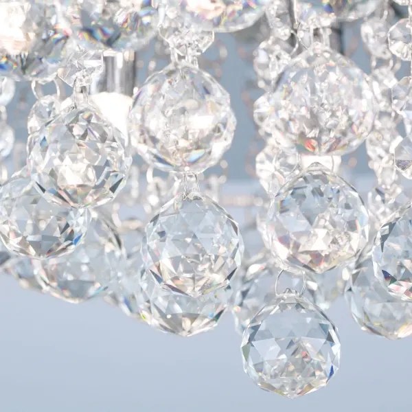 Orion DLU 2378/9/62-Krištáľové str. svietidlo GLORIA 9xG9/40W/230V pr.62 cm chróm