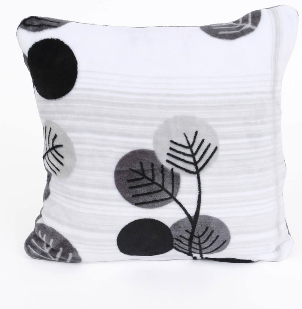 Obliečka na vankúšik mikroplyš Exclusive 40 × 40 cm - Hasana sivá