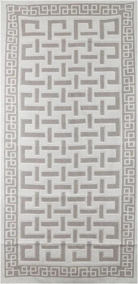 Svetlosivý koberec Jani, 140 × 200 cm
