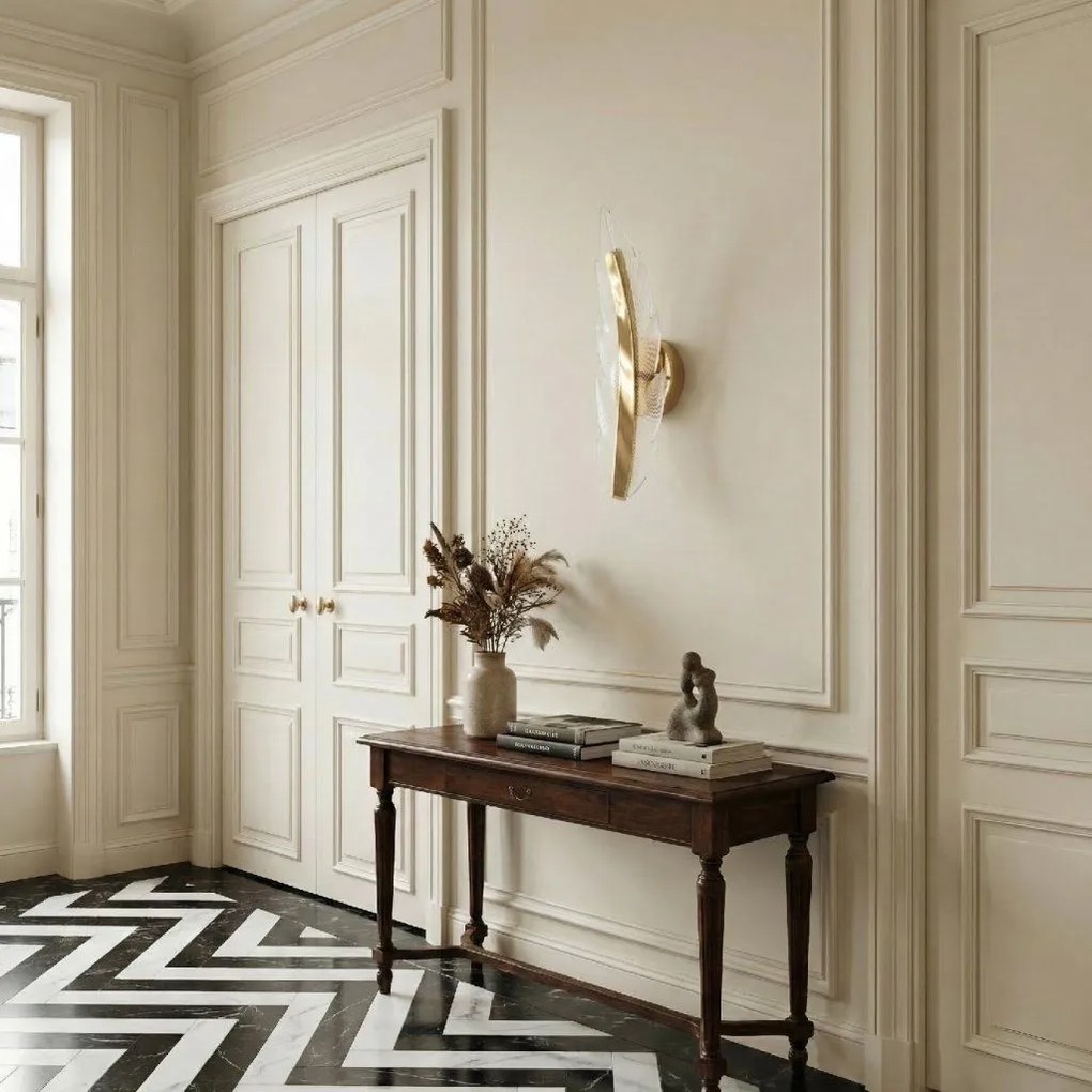 Toolight Rea, NÁSTENNÉ LED SVIETIDLO G182-W GOLD, OSW-07814