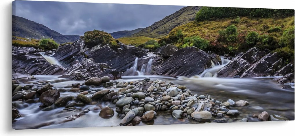 Obraz plynúcej vody (120x50 cm)