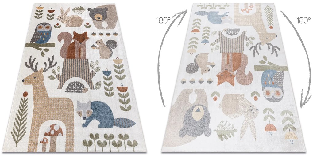 Koberec BONO 8425 Lesné zvieratká