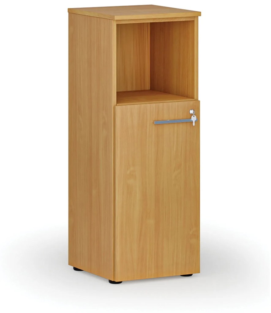 Kombinovaná kancelárska skriňa PRIMO WOOD, 1087 x 400 x 420 mm, buk