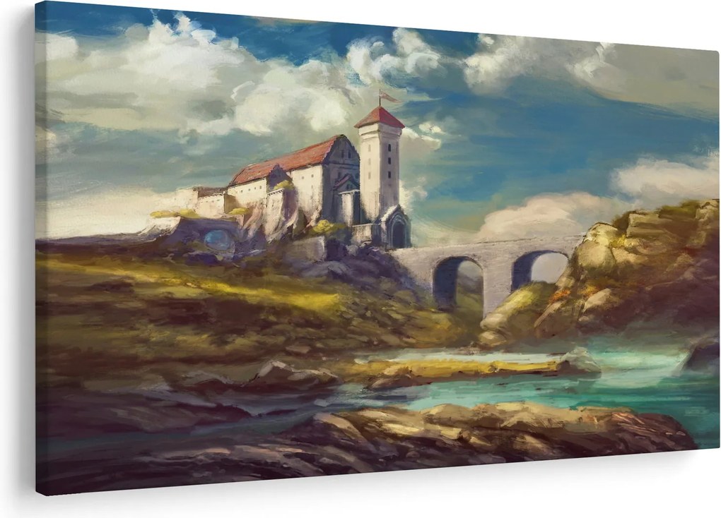 Obraz - Stredoveký hrad (90x60 cm)