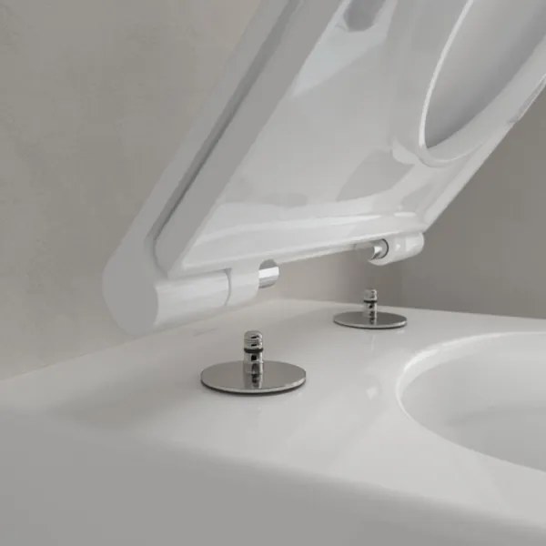 Villeroy & Boch 4670T9R1 - Závesné WC s WC sedátkom SoftClose SUBWAY, keramika/biela