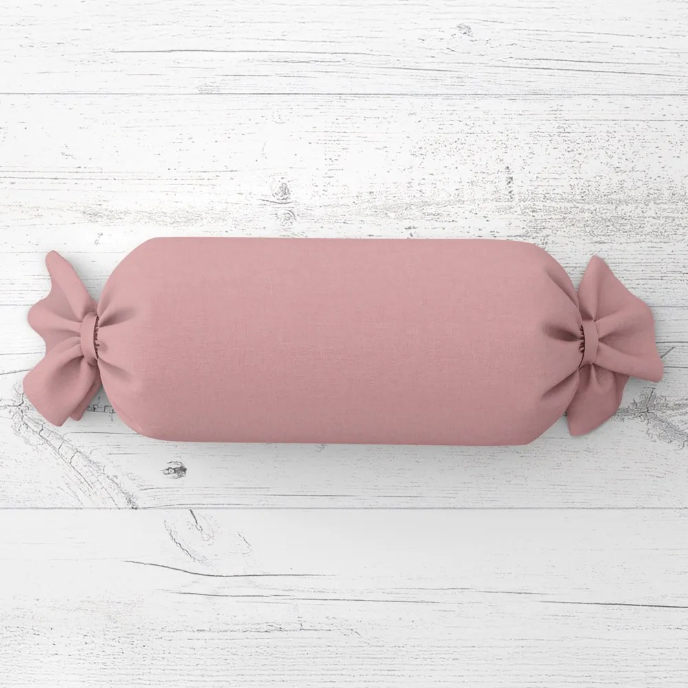 Biante Vankúš valec bonbon Rongo RG-074 Staroružový 15x60 cm