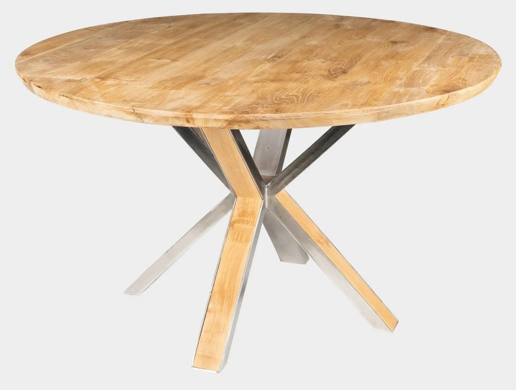 FaKOPA s. r. o. RECYCLE - stôl z recyklovaného teaku Ø 135 cm, teak