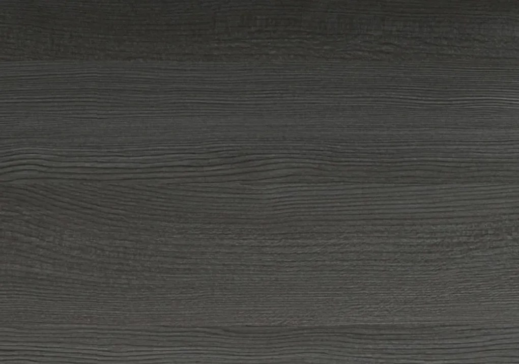 Komoda so zásuvkami Salsa, 80 cm, šedý dub/biela lesk