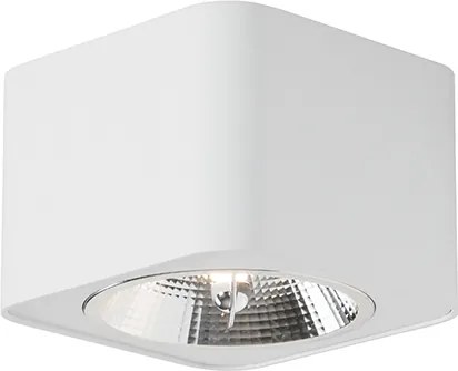 Moderný štvorcový reflektor biely - Boxer