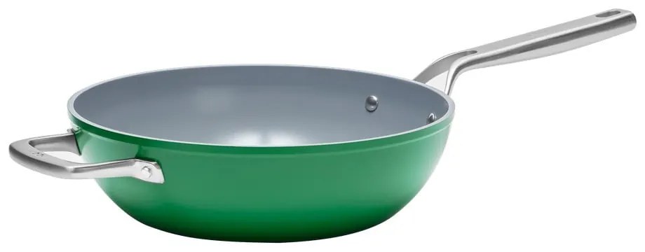 Wok hliníková panvica s pokrievkou/s nepriľnavým povrchom ø 28 cm Meda 3.0 – FABINI