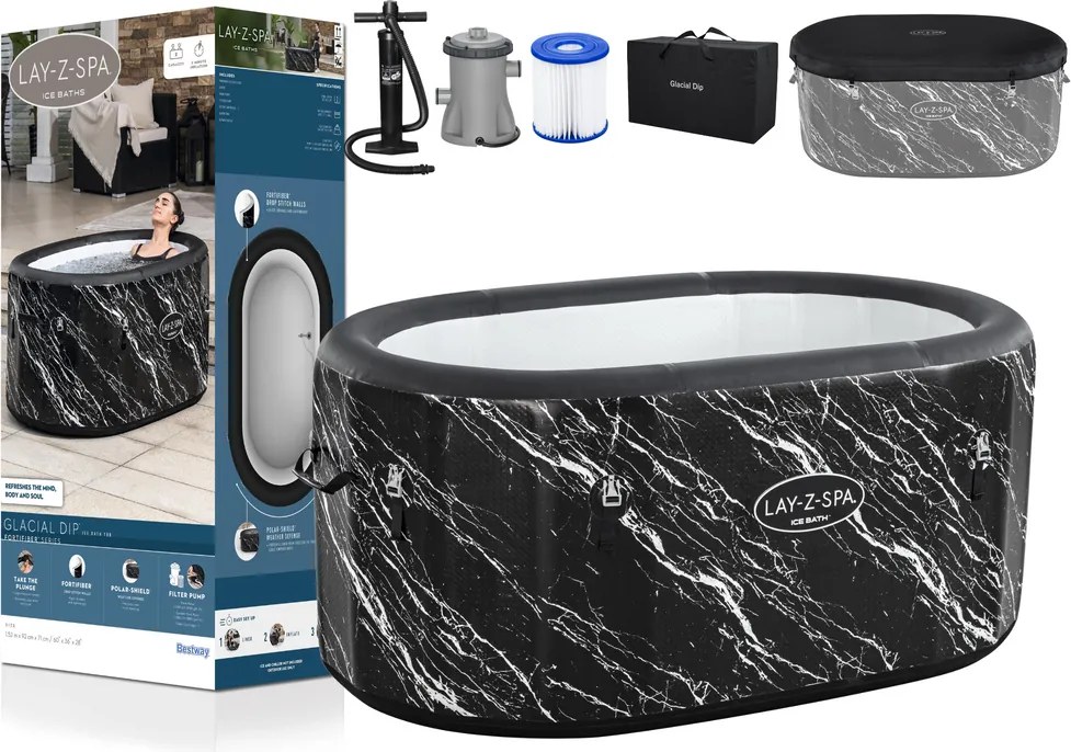 Bestway 6002Q Ľadová vaňa 152 x 92 x 71 cm