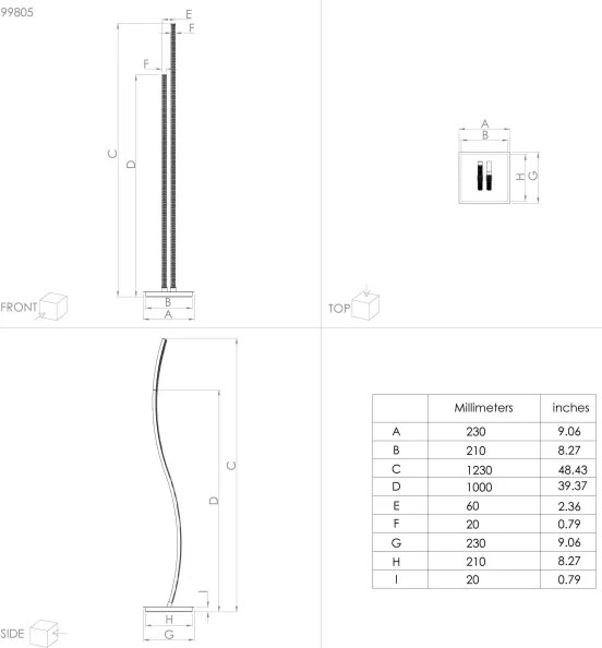 Eglo 99805 - LED Stojacia lampa LEJIAS LED/8W/230V