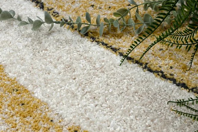 Koberec FUSION 1617 žltý / krémový