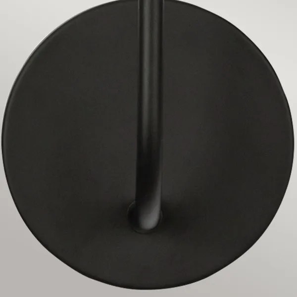 Alora Mood ALM-SYLVIA-1WB-BK-CL - Nástenná lampa SYLVIA 1xE14/40W/230V čierna