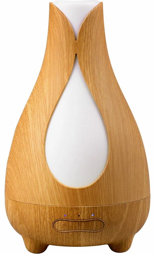 Aróma difuzér TULIP, svetlé drevo, 200ml, 7 farieb, 12W, ⌀13,6x23,5cm, Nature7