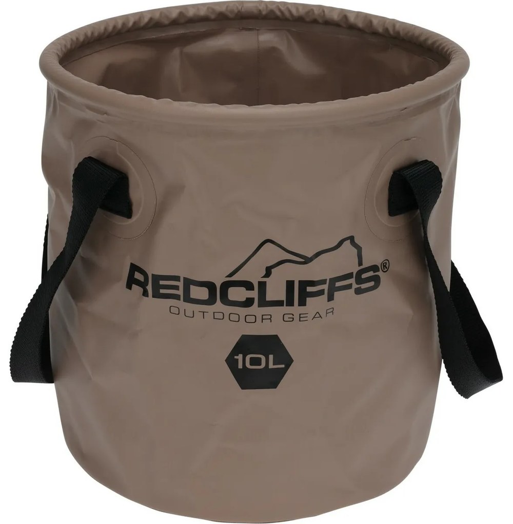 Redcliffs Skladacie kempinogvé vedierko s držadlami, 10 l